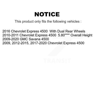 Kit de plaquettes en céramique et Rotor de frein avant et arrière, pour Chevrolet Express 4500 GMC Savan