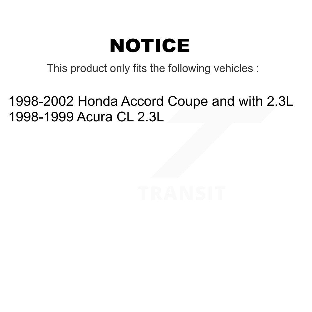 Kit de rotors de frein à disque avant et plaquettes en céramique pour Honda Accord Acura CL