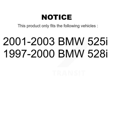 Kit de disques de frein à disque avant et plaquettes semi-métalliques pour BMW 528i 525i K8A-104152