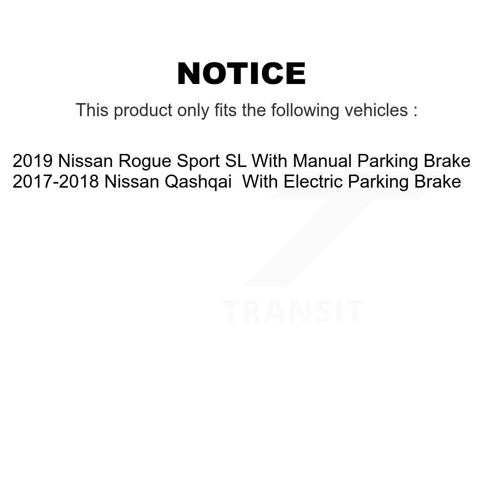 Kit de plaquettes en céramique et de disques de frein avant et arrière, pour Nissan Qashqai Rogue Spor
