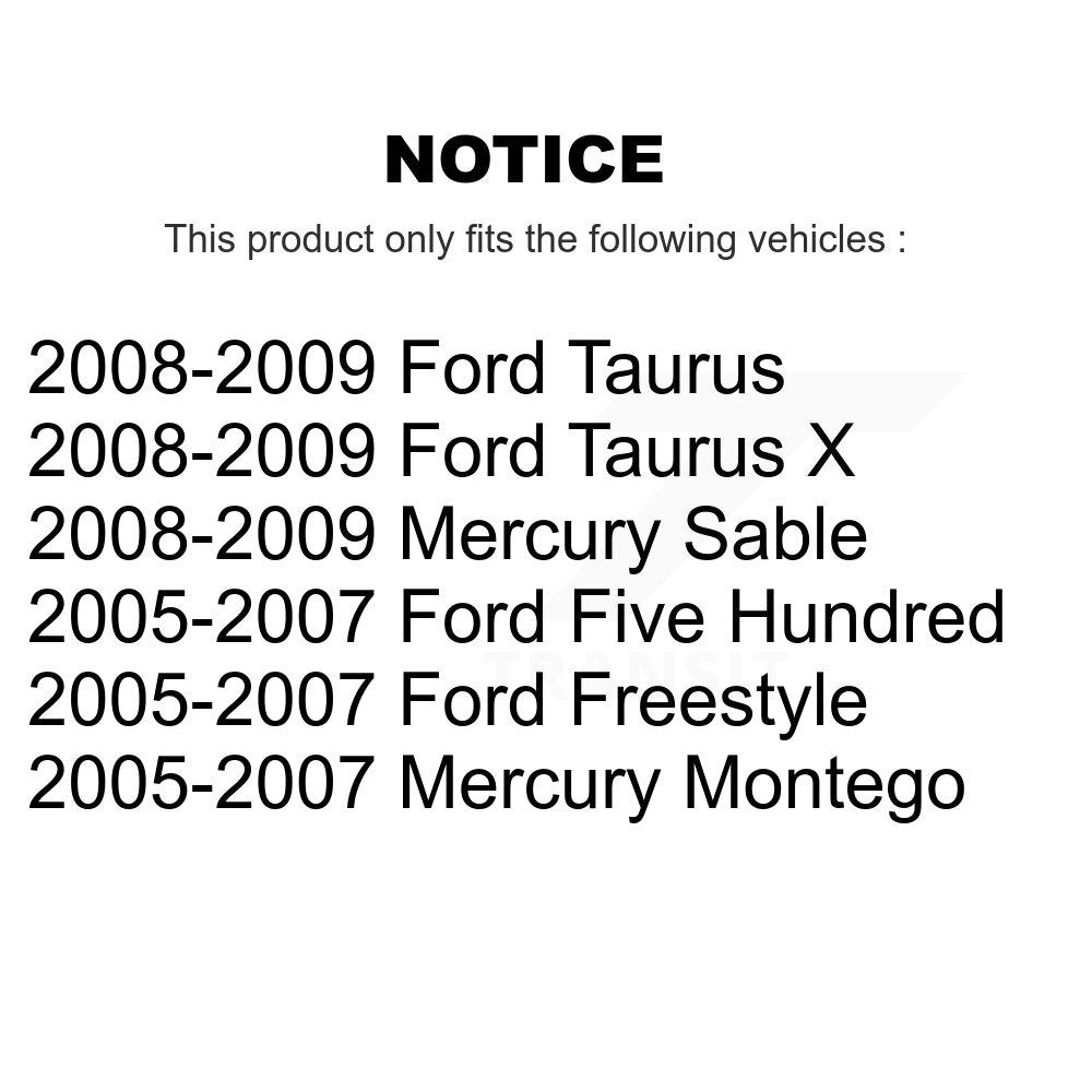 Kit de plaquettes de frein avant en céramique, pour Ford Five Hundres Freestyle Taurus X Sabl