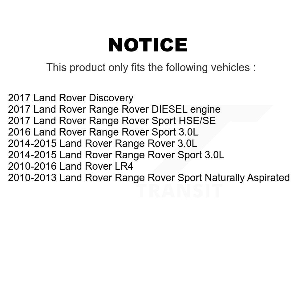 Kit de plaquettes en céramique pour Rotors de frein à disque avant, pour Land Rover Range Sport LR4 Discover