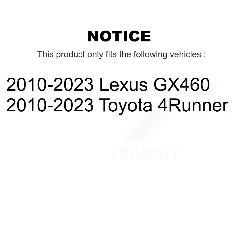 Kit de plaquettes de frein en céramique, Rotors de frein avant, pour Toyota 4Runner Lexus GX46 2010 – 2023
