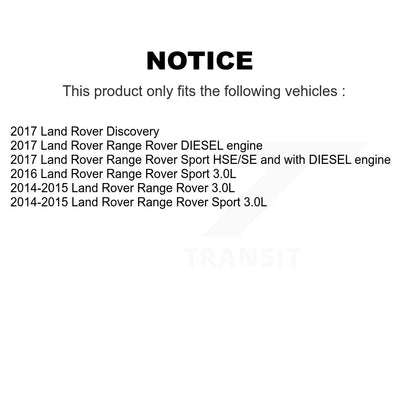 Kit de plaquettes en céramique pour Rotor de frein à disque avant et arrière, pour Land Rover Range Sport Discover