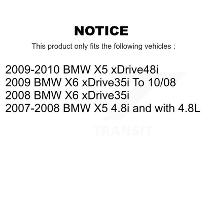 Kit de rotors de frein à disque avant et arrière et plaquettes en céramique pour BMW X5 X6 K8C-101594