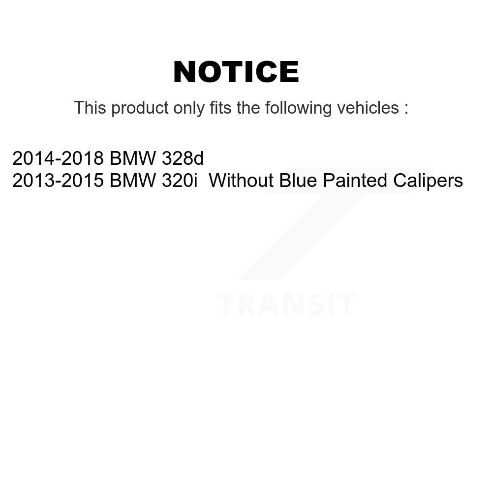Rotors de frein arrière et Kit de plaquettes en céramique, pour BMW 230i xDrive 228i 328i 320i 428i 328