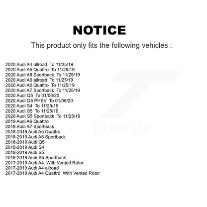 Kit de plaquettes de frein arrière en céramique, pour Audi Q5 A4 Quattro A5 Sportback S5 allroa