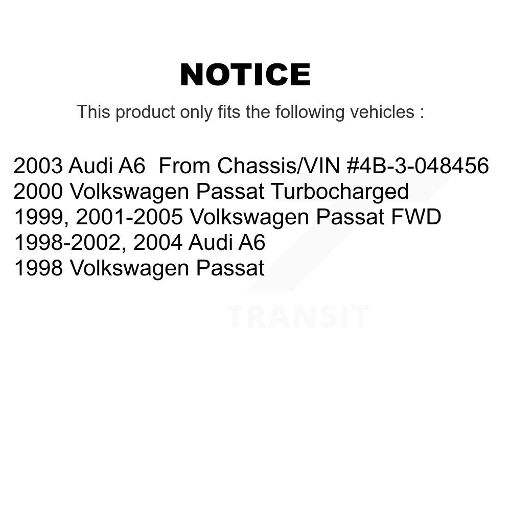 Kit de disques de frein à disque arrière et plaquettes en céramique, pour Volkswagen Passat Audi A6