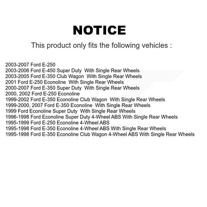 Kit de plaquettes de frein avant en céramique, pour Ford E-350 Super Duty E-250 Econoline Clu