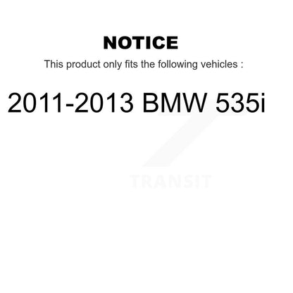 Kit de disques de frein à disque avant et plaquettes en céramique pour BMW 535i 2011-2013 K8C-103011
