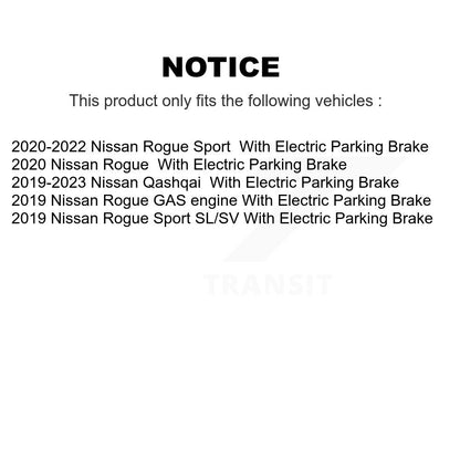 Kit de rotors de frein à disque avant et arrière et plaquettes en céramique pour Nissan Rogue Sport Qashqa