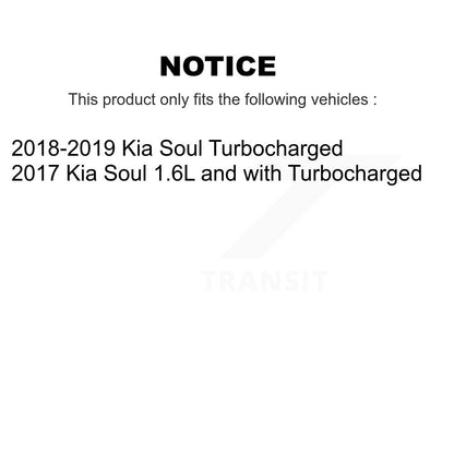 Kit de rotors de frein à disque avant et arrière et plaquettes en céramique pour Kia Soul K8C-103409