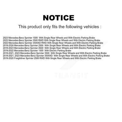 Kit de plaquettes en céramique pour Rotor de frein avant et arrière, pour Mercedes-Benz Sprinter 2500 3500 450