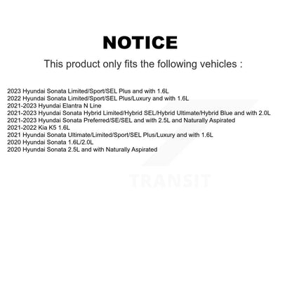 Kit de plaquettes de frein à disque avant en céramique, pour Hyundai Elantra Sonata Kia Niro EV K