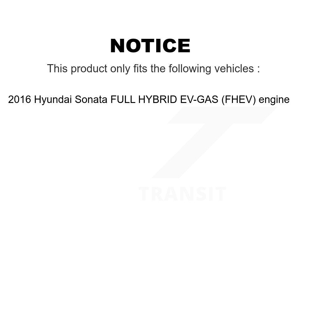 Kit de rotors de frein à disque avant et plaquettes semi-métalliques pour Hyundai Sonata K8F-10045