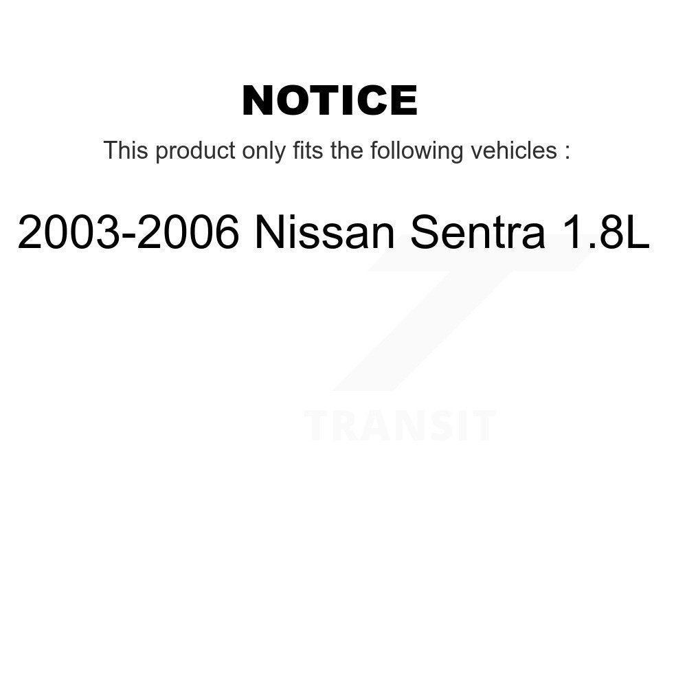 Kit de plaquettes et tambours semi-métalliques pour Rotor de frein avant et arrière (9 pièces) pour Nissan Sentra 1.8