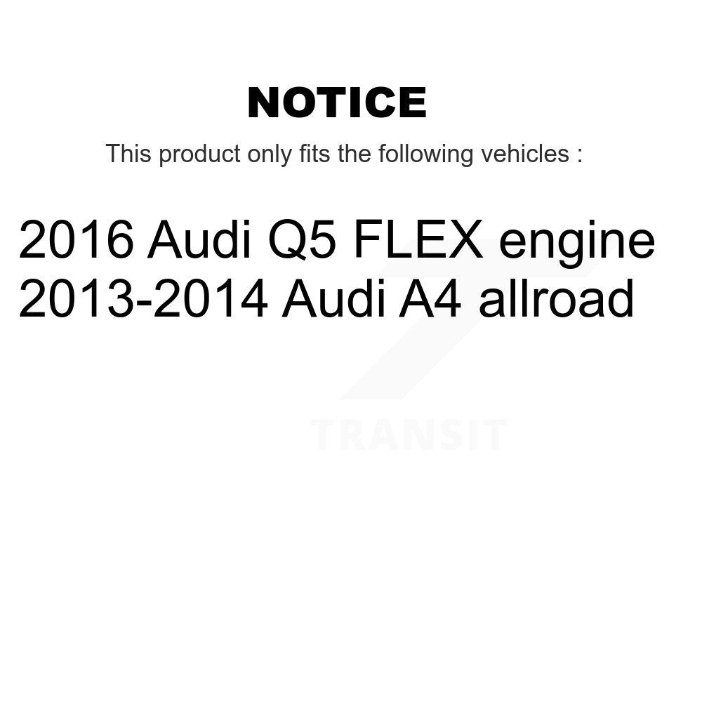 Kit de disques de frein à disque arrière et plaquettes semi-métalliques pour Audi Q5 A4 allroad