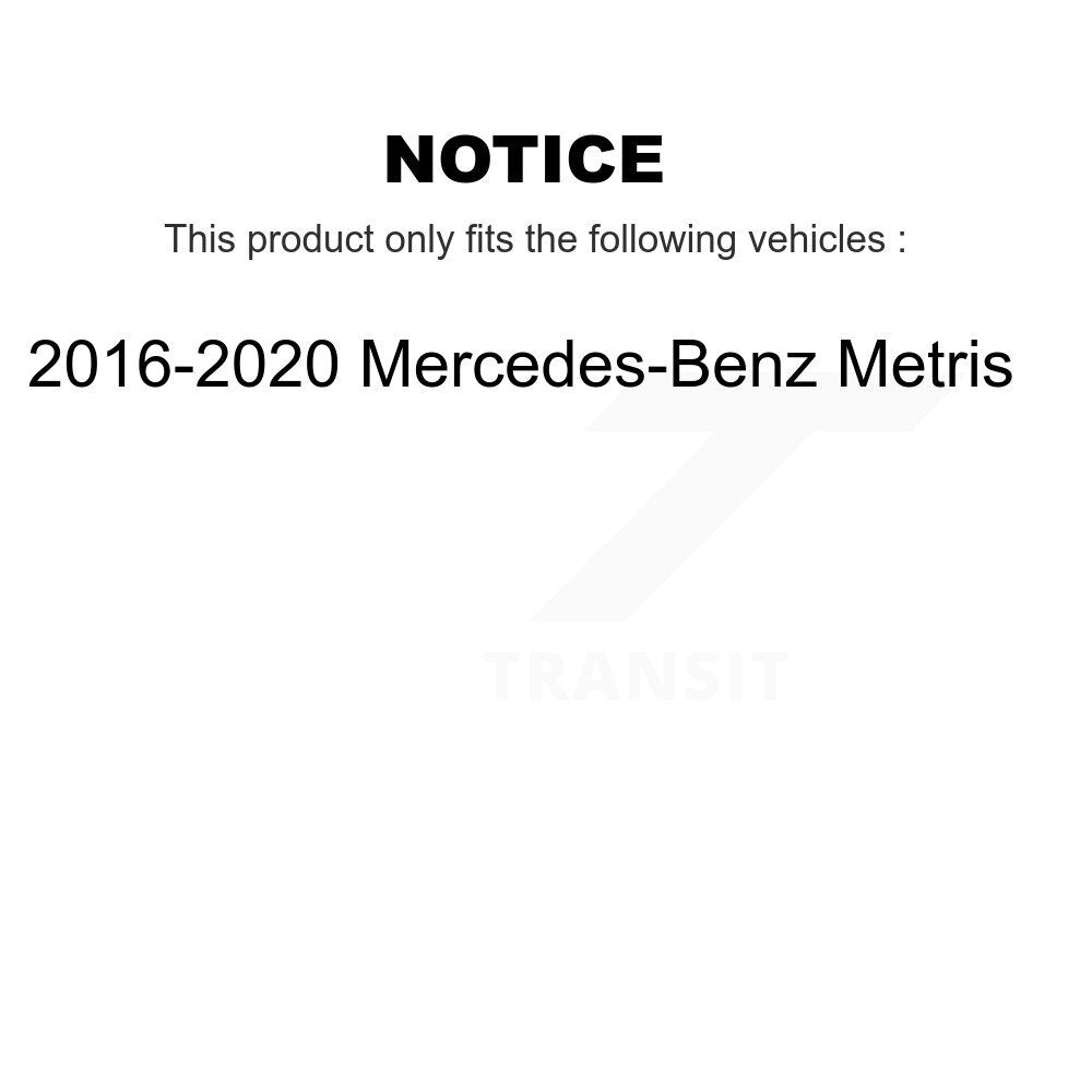 Kit de plaquettes de frein semi-métalliques pour disques de frein avant, pour Mercedes-Benz Metri 2016 – 2023