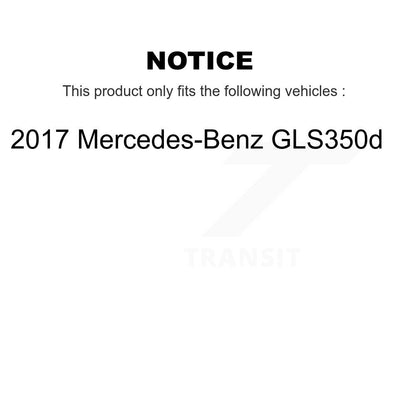 Kit de plaquettes semi-métalliques de Rotor de frein à disque avant et arrière, pour Mercedes-Benz GLS350 2017