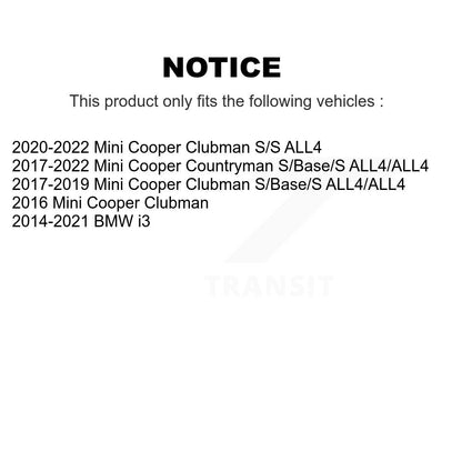 Kit de plaquettes semi-métalliques de Rotor de frein arrière, pour Mini Cooper Countryman Clubman BMW i