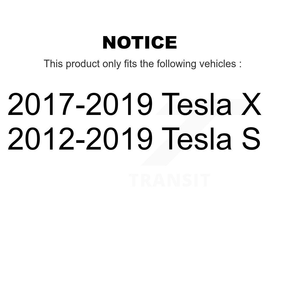 Kit de disques de frein à disque avant et plaquettes semi-métalliques pour Tesla S X K8F-103566