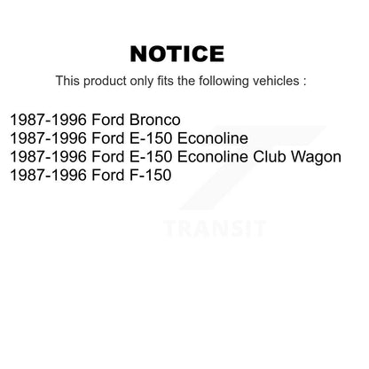 Kit de chaussures de tambour de frein arrière, pour Ford F-150 E-150 Econoline Bronco Club Wagon