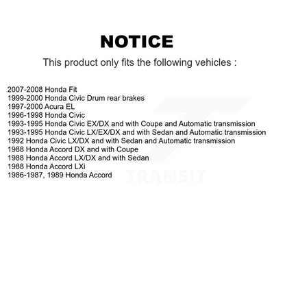 Kit de chaussures de tambour de frein arrière, pour Honda Fit Civic Acura EL Accord K8N-100094