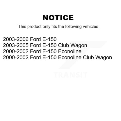 Kit de patins de tambour de frein arrière, pour Ford E-150 Econoline Club Wagon K8N-100169