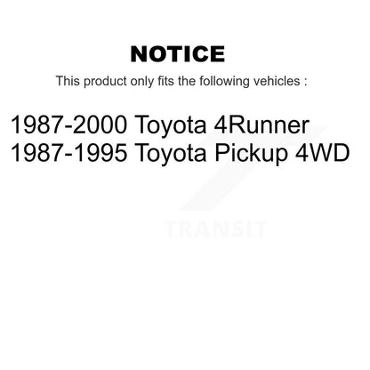 Chaussures de tambour de frein arrière et kit de ressorts pour pick-up Toyota 4Runner K8N-100303