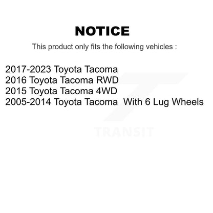 Chaussures de tambour de frein arrière et kit de ressorts pour Toyota Tacoma K8N-100376