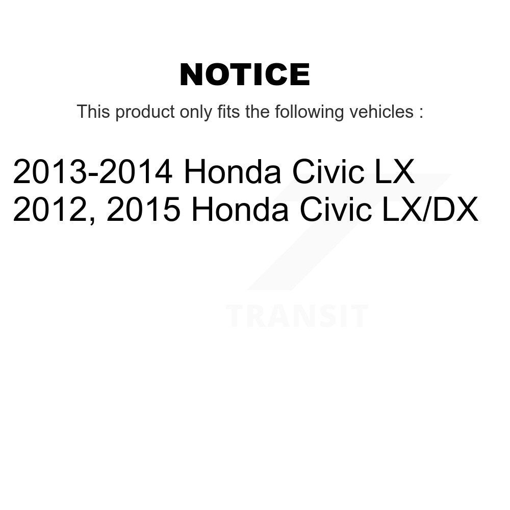Kit de ressorts et cylindres de chaussures de tambour de frein arrière pour Honda Civic K8N-100688