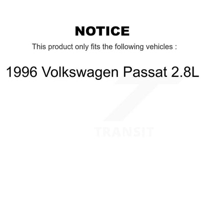 Kit de rotor et de plaquettes de frein à disque, roulement de roue avant, pour Volkswagen Passat 2.8 1996