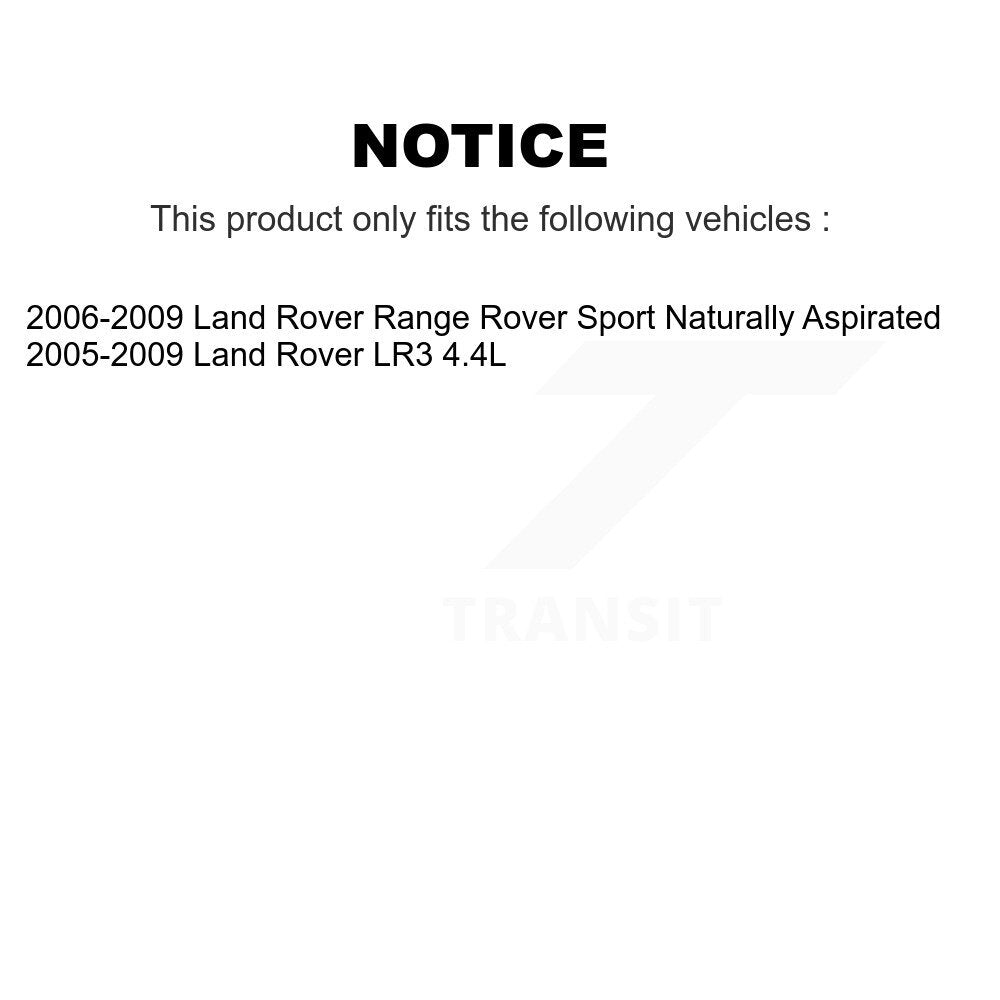 Ensemble de roulement de moyeu avant, Rotor de frein et Kit de plaquettes pour Land Rover LR3 Range Spor