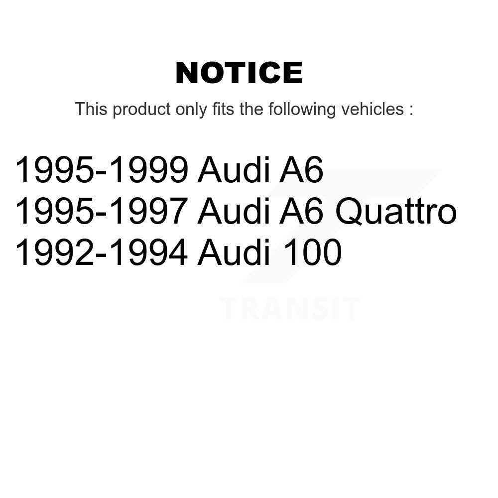 Kit de Rotor et plaquettes de frein à disque enduit de roulement de roue avant pour Audi A6 Quattro 10
