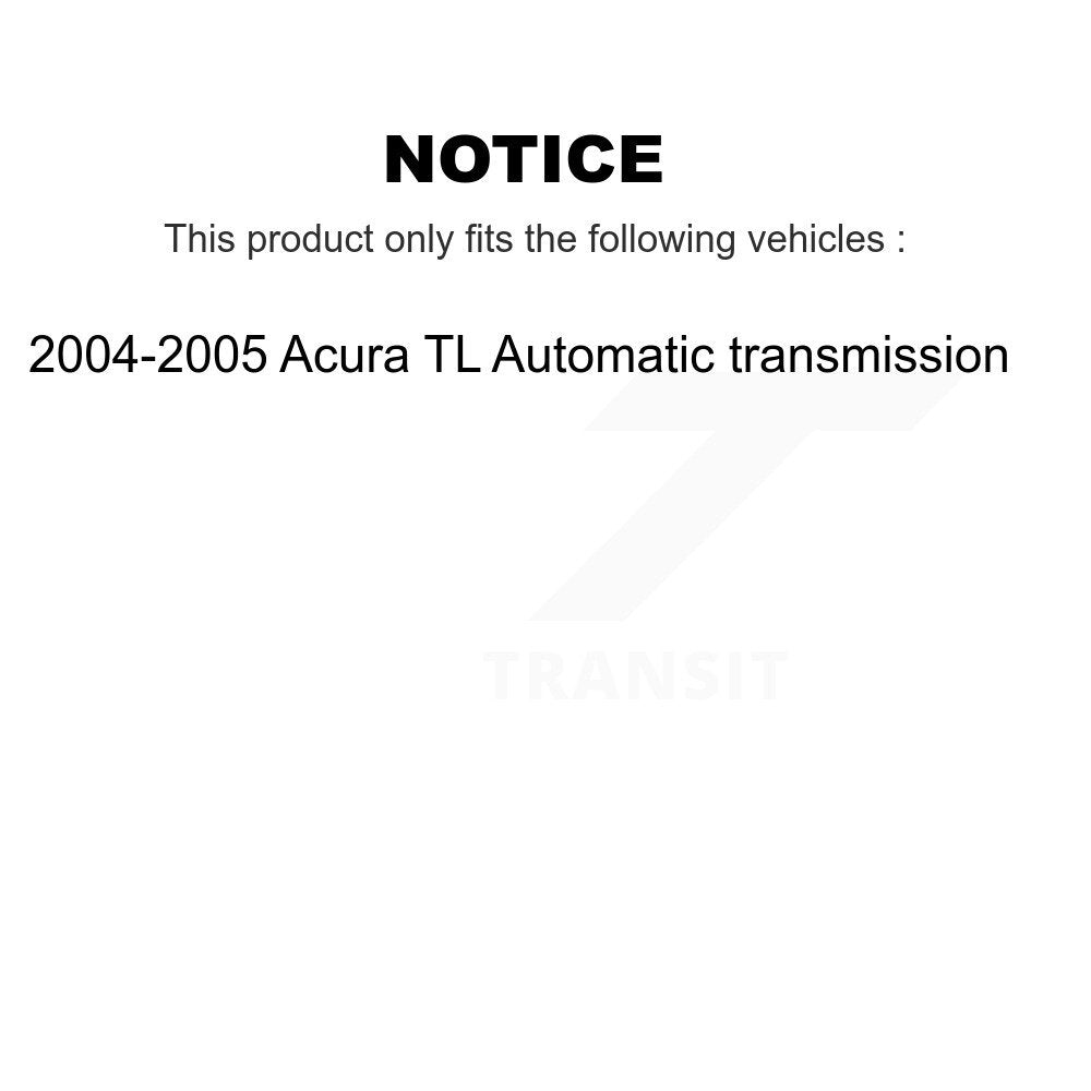 Kit de rotor et de plaquettes de frein à disque, ensemble de roulements de moyeu avant et arrière (10 pièces) pour Acura T