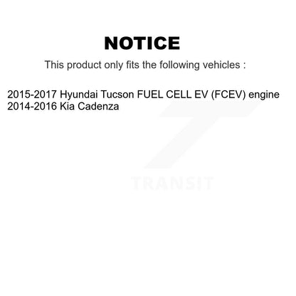 Kit de plaquettes de Rotor de frein avec fente de perçage revêtue de roulement de roue avant, pour Hyundai Tucson Ki