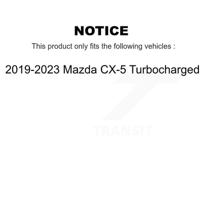 Kit de plaquettes de rotor de frein, roulement de moyeu avant, pour Mazda CX-5 Turbocharge 2019 – 2023