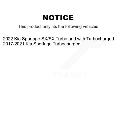 Ensemble de roulement de moyeu avant, Rotor de frein à disque et Kit de plaquettes en céramique pour Kia Sportag