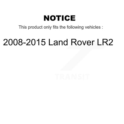 Kit de plaquettes de Rotor de frein à disque, ensemble de roulements de moyeu avant pour Land Rover LR 2008 – 2015