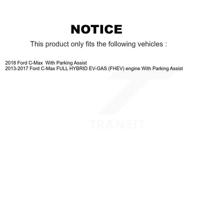 Kit de rotor et de plaquettes de frein à disque revêtus de roulement de moyeu avant et arrière (10 pièces) pour Ford c-ma