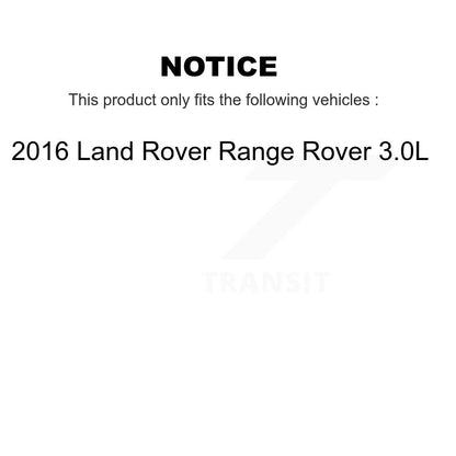 Kit de rotor et de plaquettes de frein à roulement avant et arrière (10 pièces) pour Land Rover Range 3.0 2016