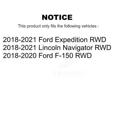 Kit de plaquettes de Rotor de frein, roulement de moyeu avant, pour Ford F-150 Expedition Lincoln RW
