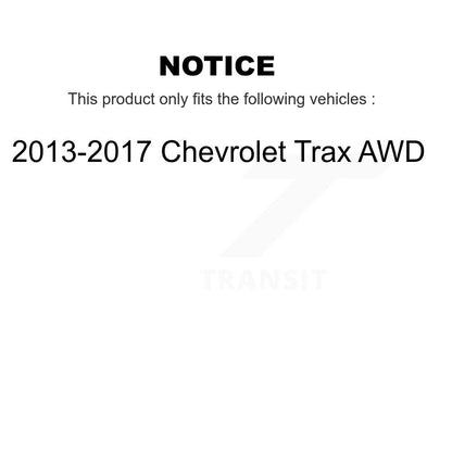 Kit de patins de Rotor de frein revêtus de roulements avant et arrière (10 pièces) pour Chevrolet Trax AW