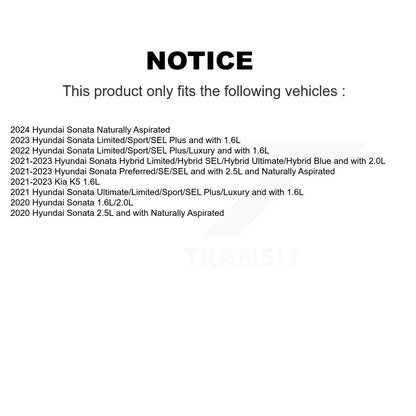 Kit de plaquettes de Rotor de frein, roulement de moyeu avant, fente de perçage, pour Hyundai Sonata Kia K