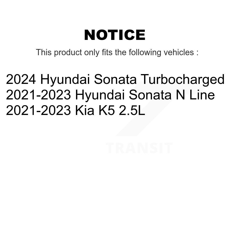 Kit de plaquettes de Rotor de frein enduites d'assemblage de roulement de moyeu avant, pour Hyundai Sonata Kia K