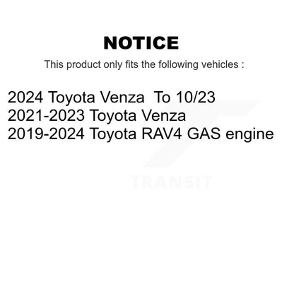 Ensemble de roulement de moyeu avant, Kit de plaquettes de frein à disque revêtues pour Toyota RAV4 Venz