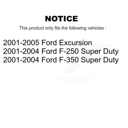 Kit d'étrier de frein à disque avant et arrière, pour Ford F-350 Super Duty F-250 Excursion