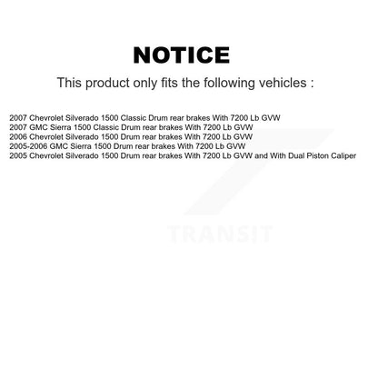 Kit d'étrier de frein avant et arrière, pour Chevrolet GMC Silverado 1500 Sierra Classic