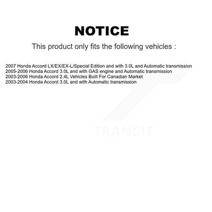 Kit d'étrier de frein à disque avant côté gauche droit (passager conducteur) pour Honda Accor