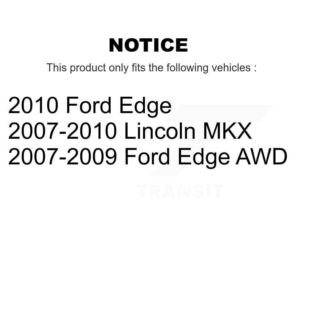 Kit d'étrier de frein avant gauche droite (passager conducteur) pour Ford Edge Lincoln MKX